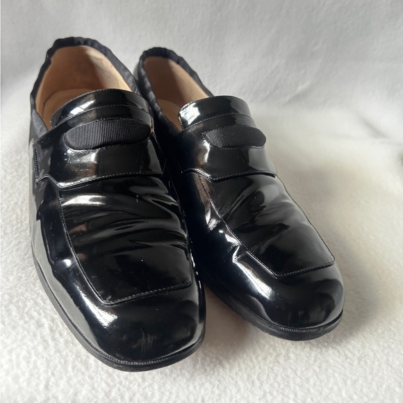 Andrew Fezza Size 10 1/2 Men’s Black Leather Dresss Shoes. - Picture 2 of 13